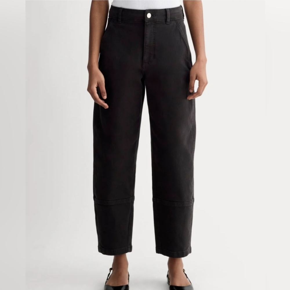 Everlane Black Slouchy Barrel Jeans Size 4